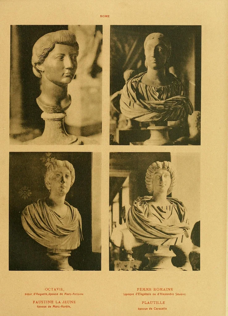 An illustration from Les musées d'Europe. La sculpture au Louvre;, 1900, leaf 167