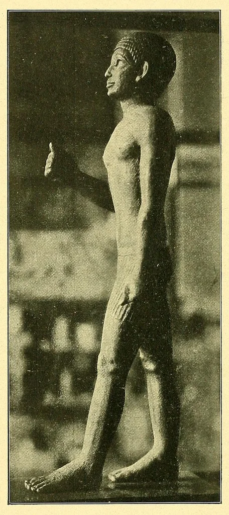 An illustration from Les musées d'Europe. La sculpture au Louvre;, 1900, leaf 37