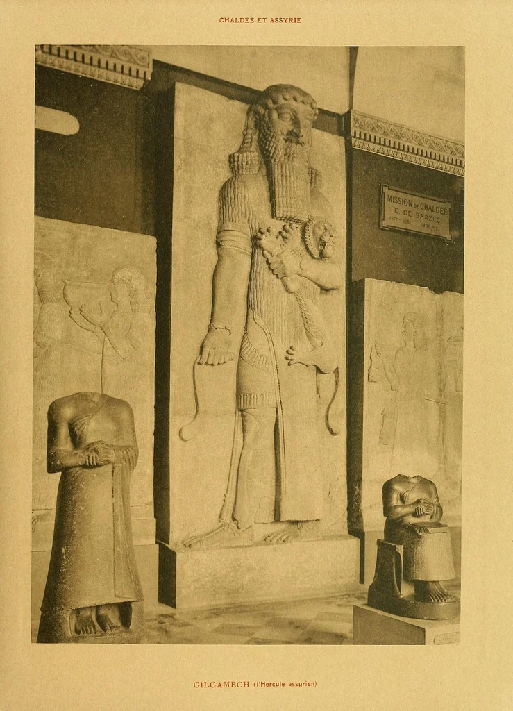 An illustration from Les musées d'Europe. La sculpture au Louvre;, 1900, leaf 49