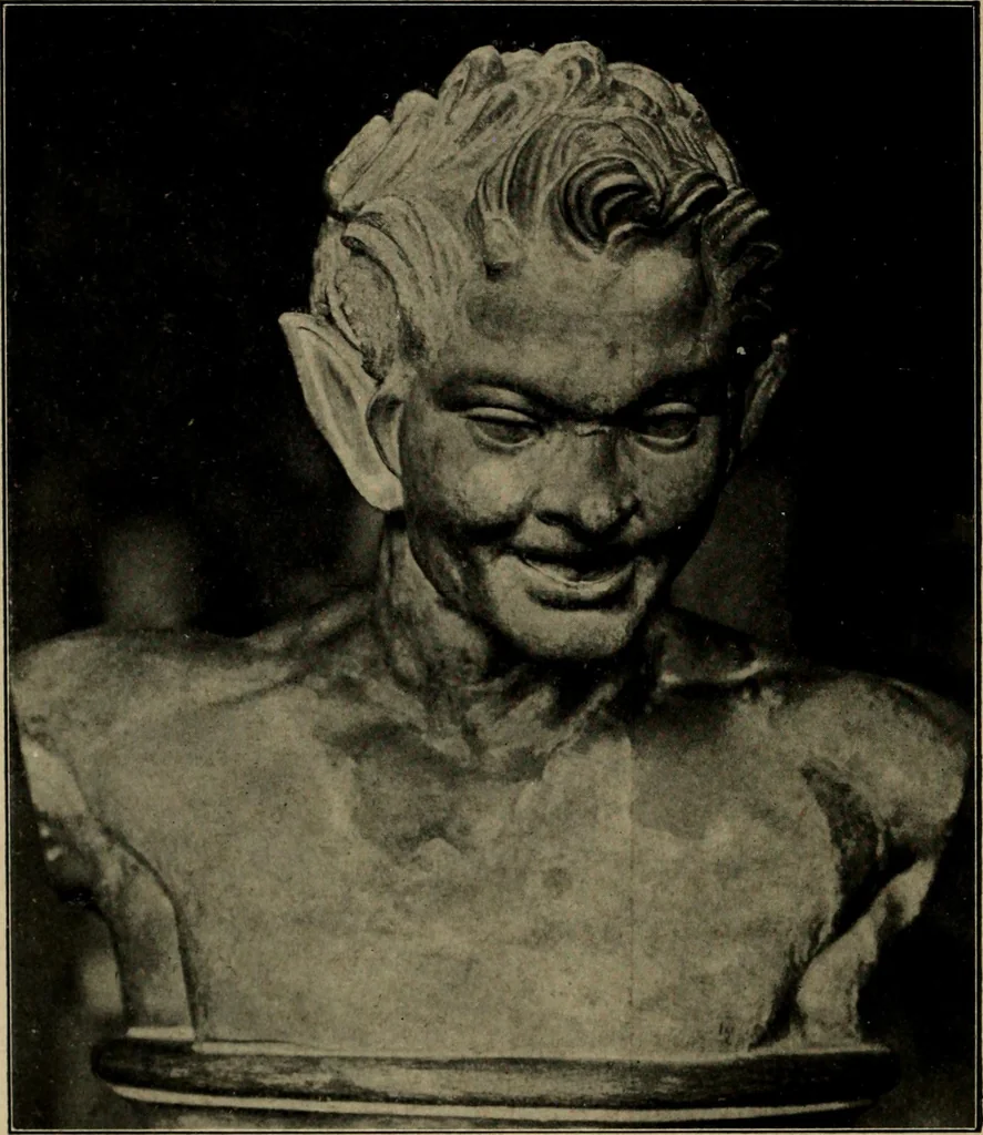 An illustration from Les musées d'Europe. La sculpture au Louvre;, 1900, leaf 111