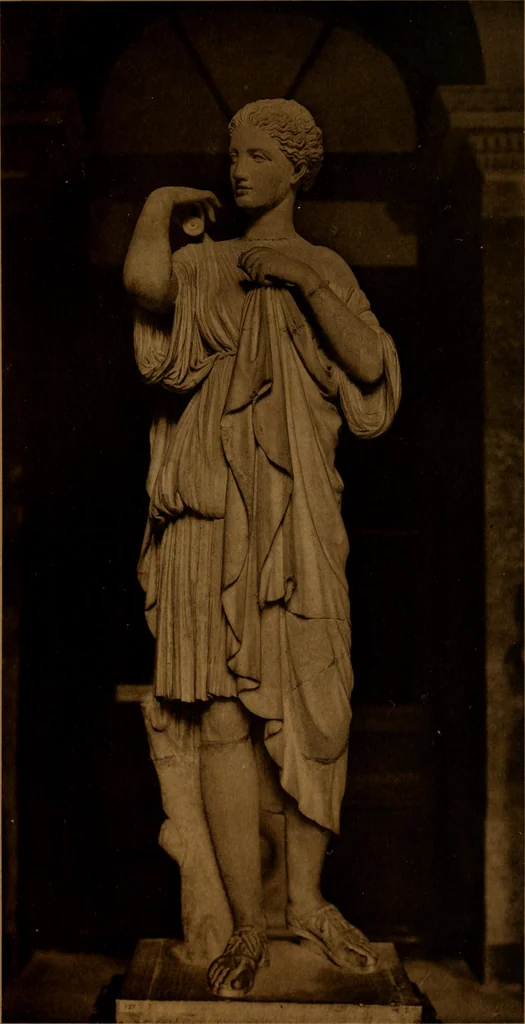 An illustration from Les musées d'Europe. La sculpture au Louvre;, 1900, leaf 112