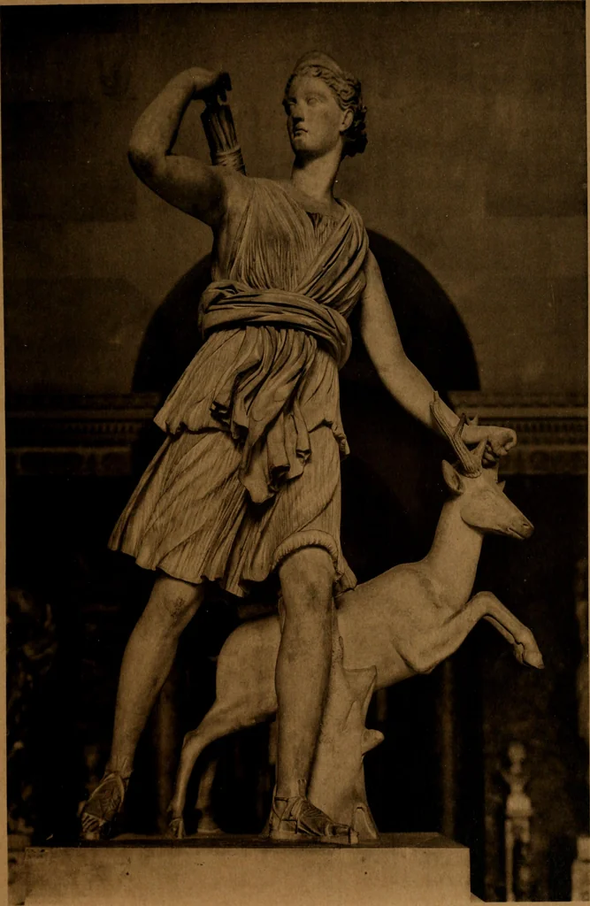 An illustration from Les musées d'Europe. La sculpture au Louvre;, 1900, leaf 116