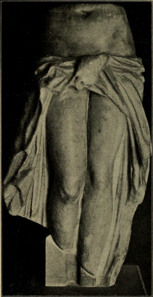 An illustration from Les musées d'Europe. La sculpture au Louvre;, 1900, leaf 118