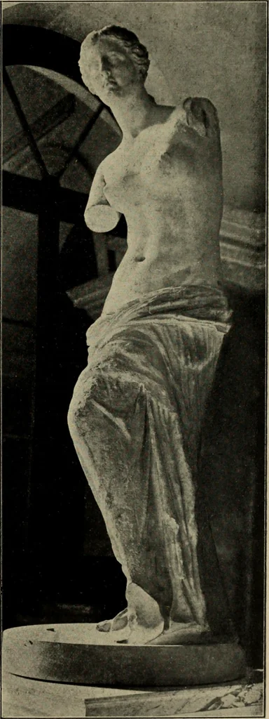 An illustration from Les musées d'Europe. La sculpture au Louvre;, 1900, leaf 12