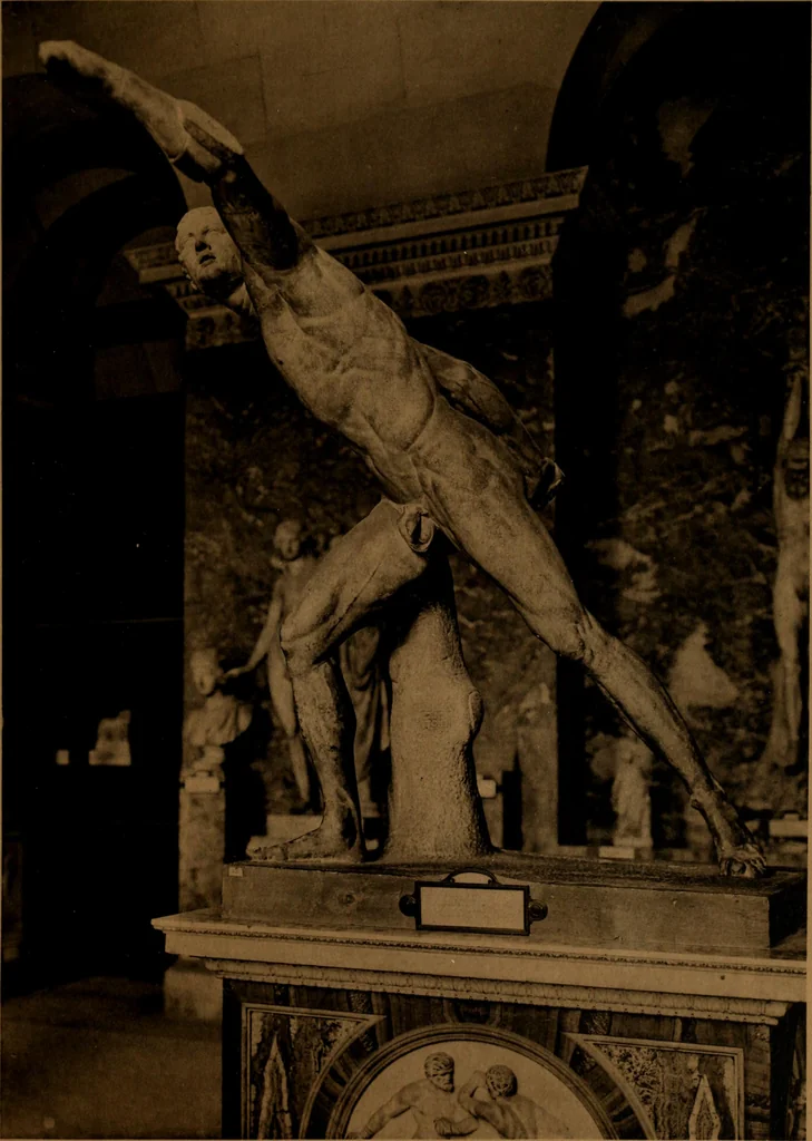 An illustration from Les musées d'Europe. La sculpture au Louvre;, 1900, leaf 120
