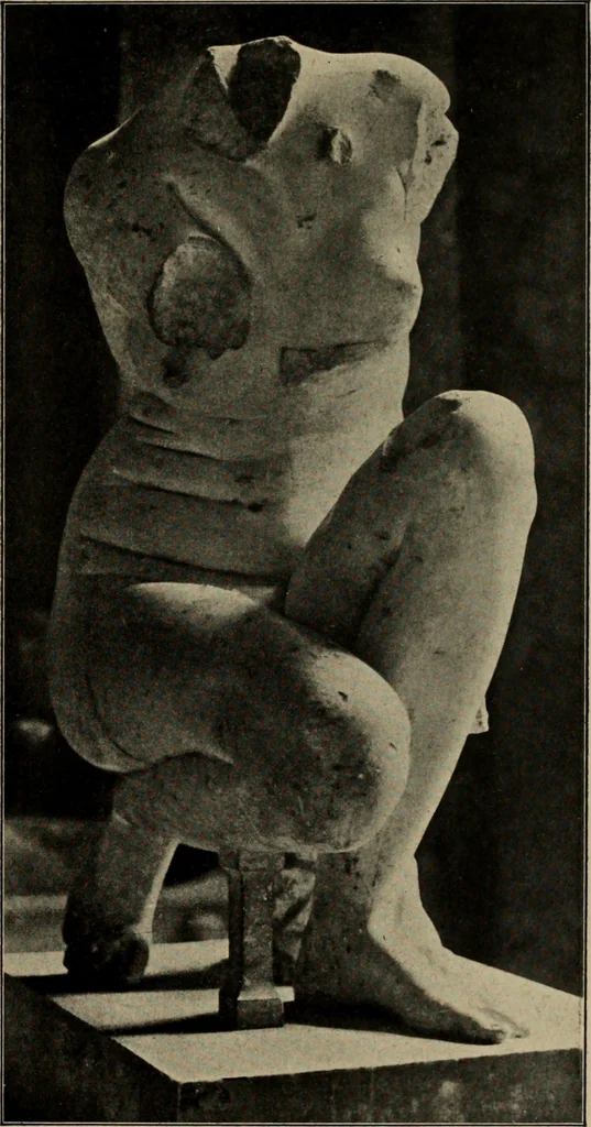 An illustration from Les musées d'Europe. La sculpture au Louvre;, 1900, leaf 126