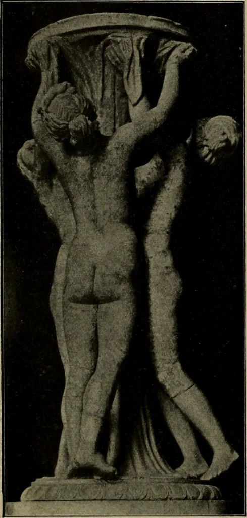 An illustration from Les musées d'Europe. La sculpture au Louvre;, 1900, leaf 127