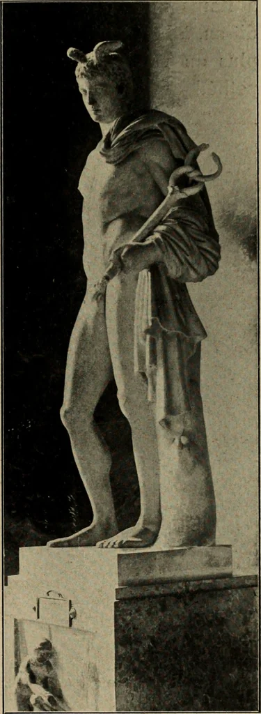 An illustration from Les musées d'Europe. La sculpture au Louvre;, 1900, leaf 138