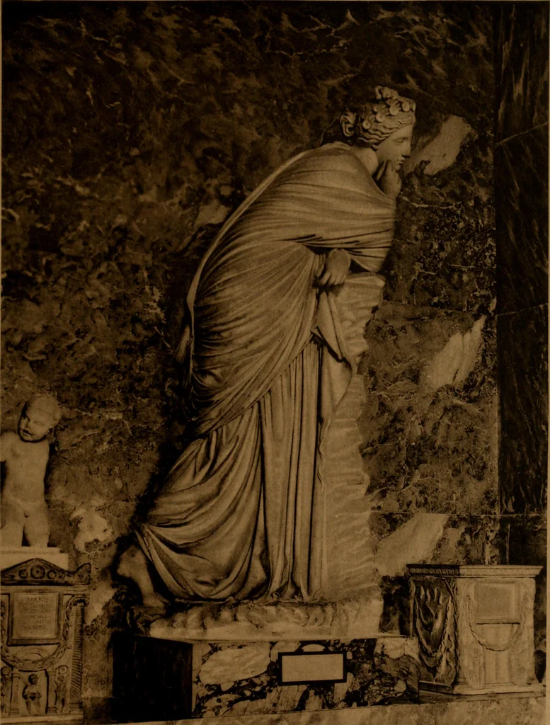 An illustration from Les musées d'Europe. La sculpture au Louvre;, 1900, leaf 148