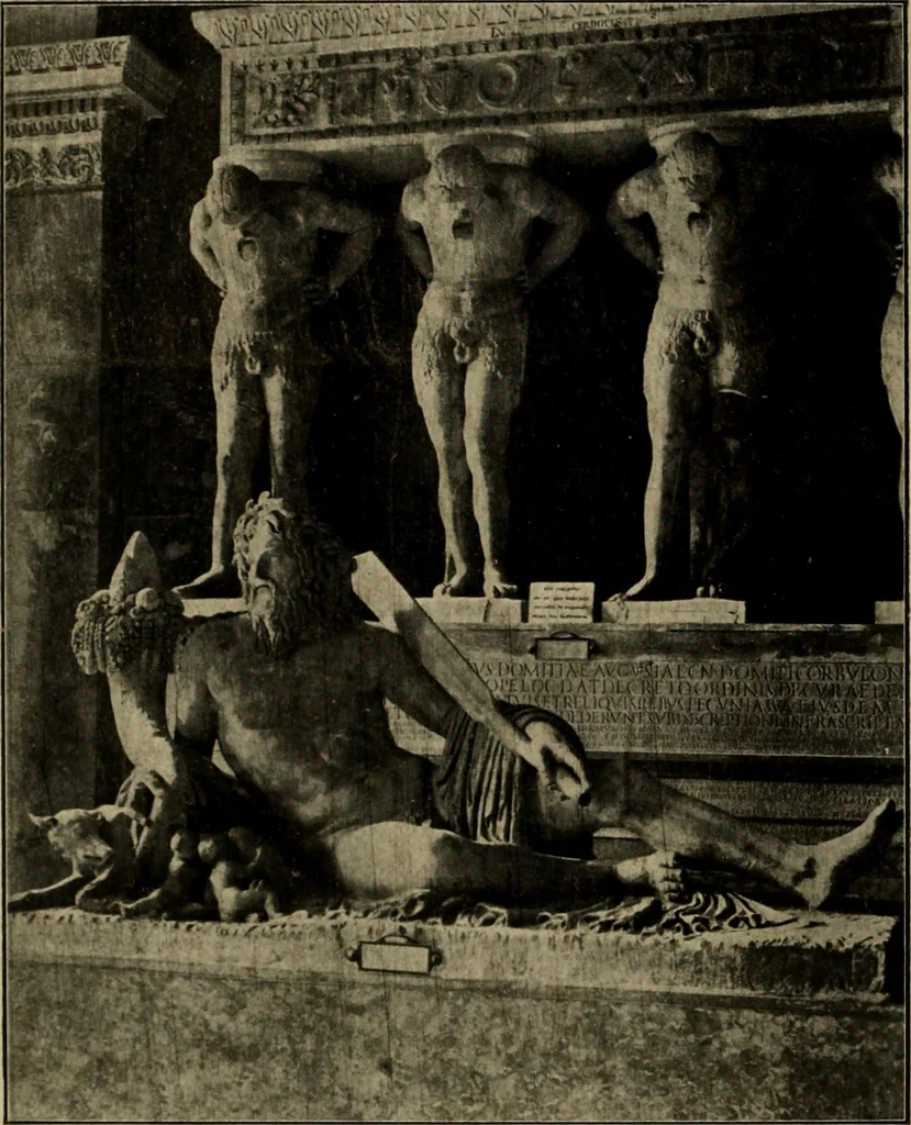 An illustration from Les musées d'Europe. La sculpture au Louvre;, 1900, leaf 151