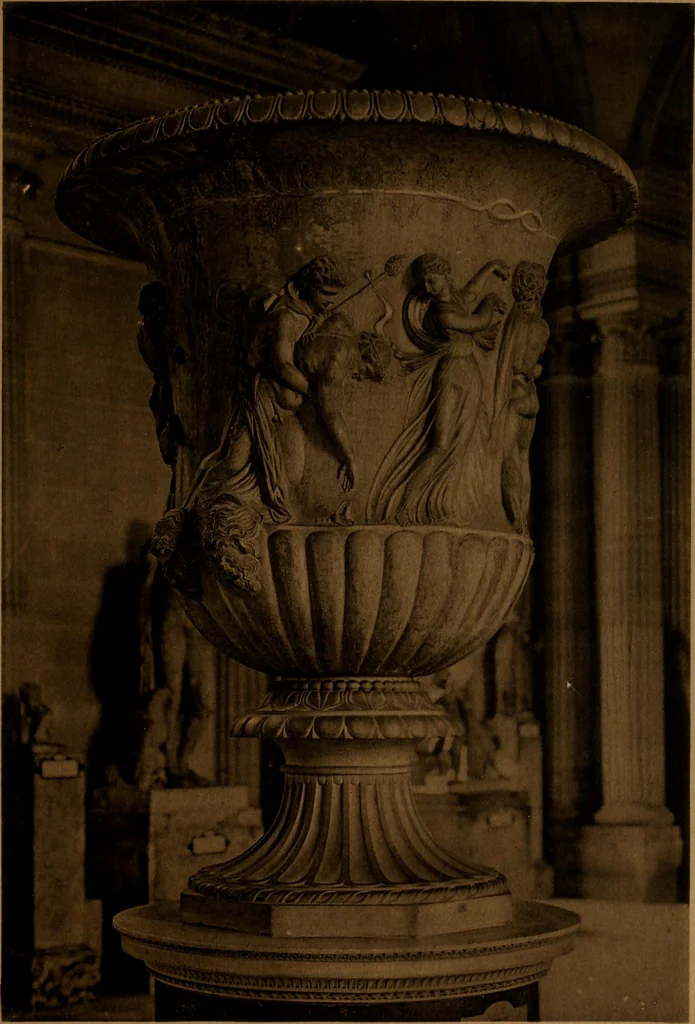An illustration from Les musées d'Europe. La sculpture au Louvre;, 1900, leaf 152