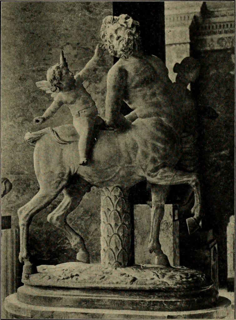 An illustration from Les musées d'Europe. La sculpture au Louvre;, 1900, leaf 154