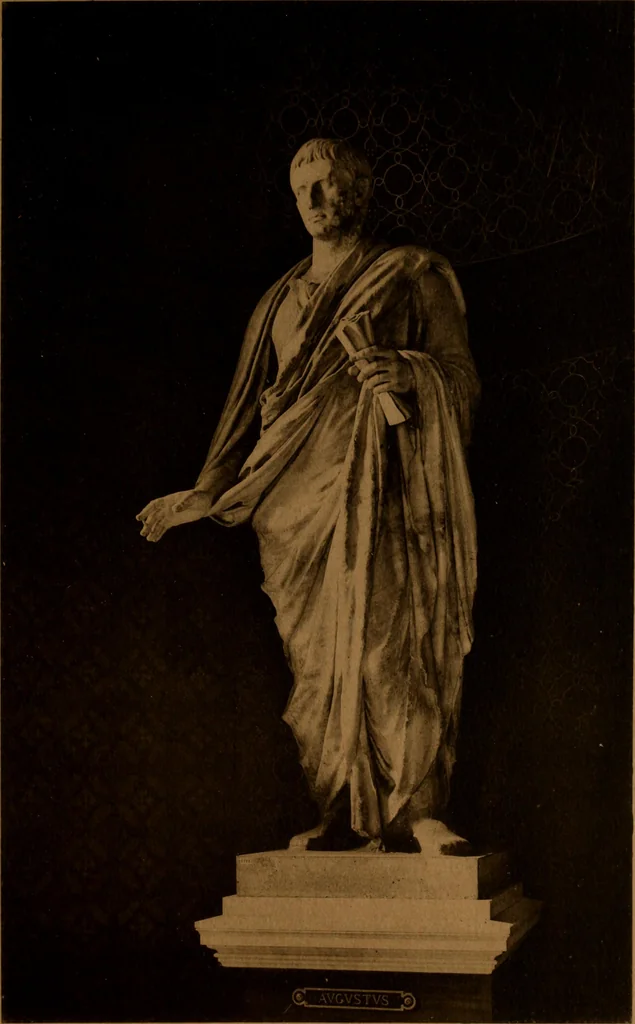 An illustration from Les musées d'Europe. La sculpture au Louvre;, 1900, leaf 162