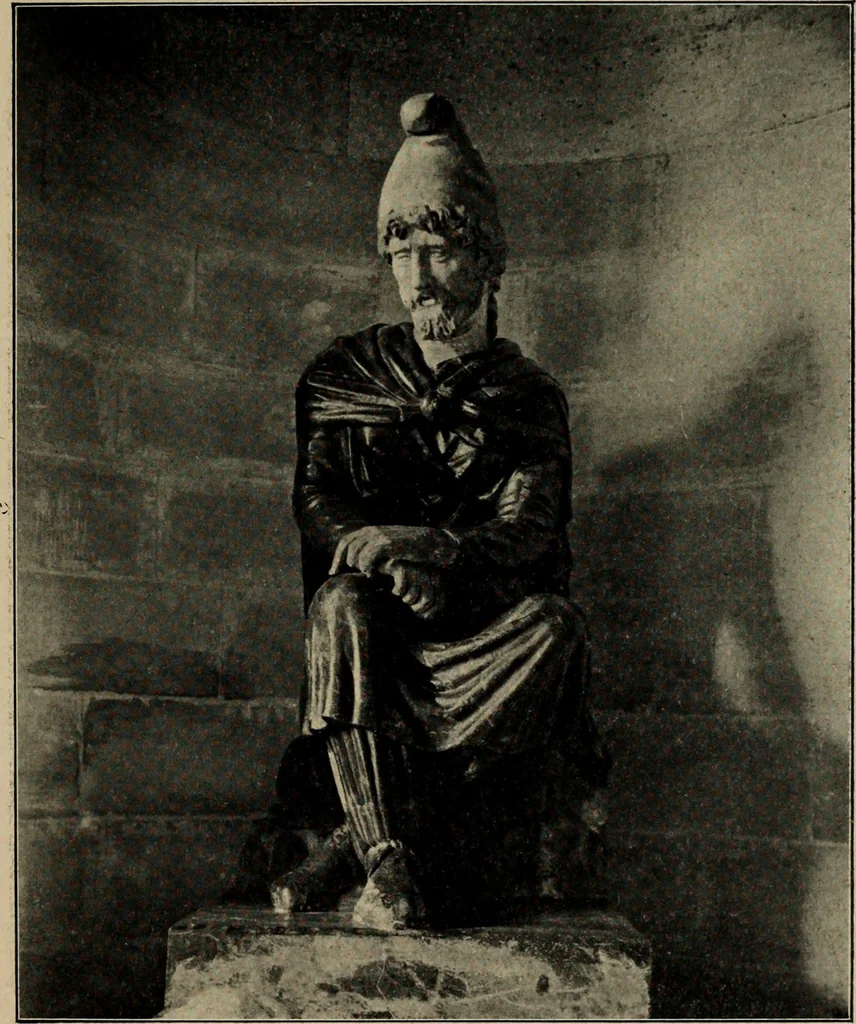 An illustration from Les musées d'Europe. La sculpture au Louvre;, 1900, leaf 164