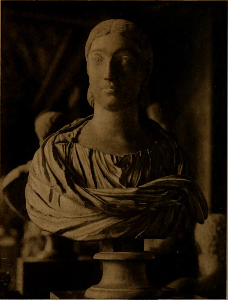 An illustration from Les musées d'Europe. La sculpture au Louvre;, 1900, leaf 168