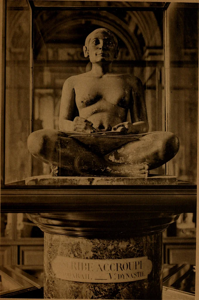 An illustration from Les musées d'Europe. La sculpture au Louvre;, 1900, leaf 18