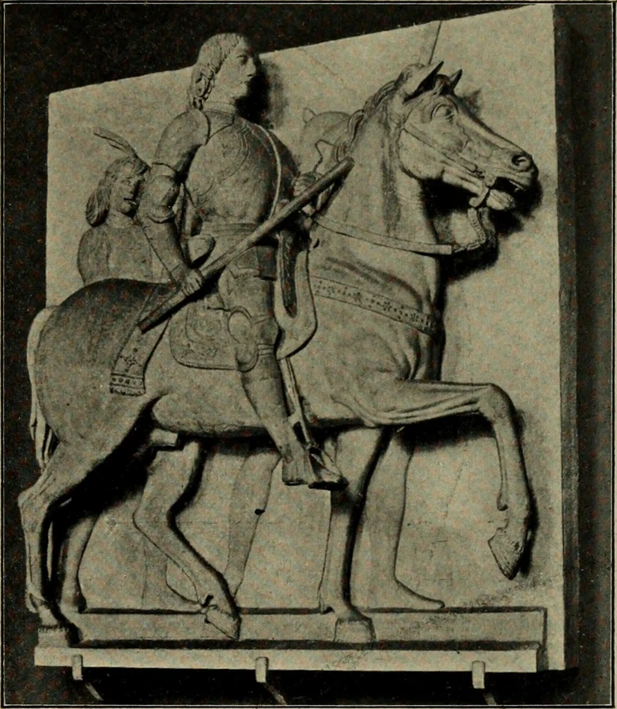 An illustration from Les musées d'Europe. La sculpture au Louvre;, 1900, leaf 192