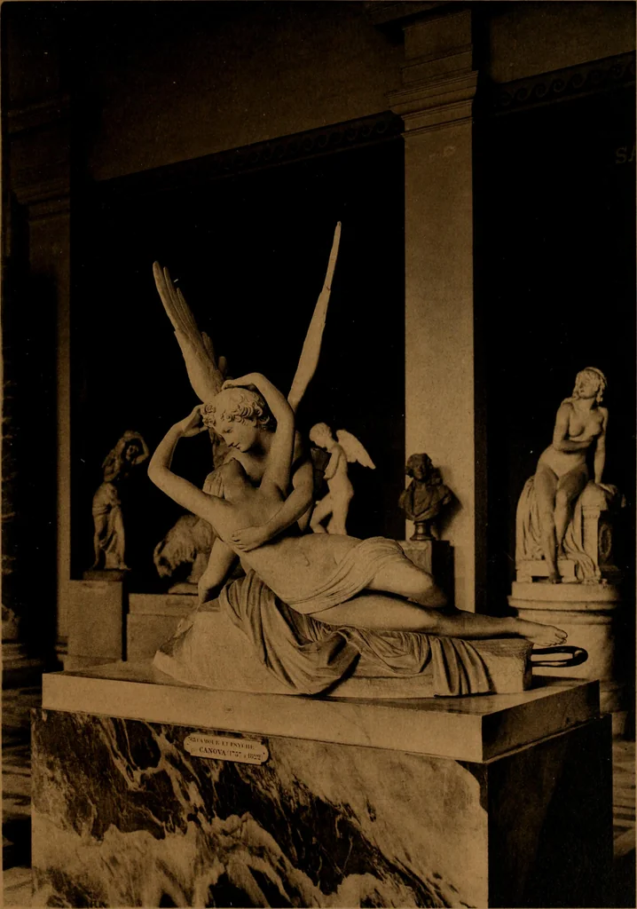 An illustration from Les musées d'Europe. La sculpture au Louvre;, 1900, leaf 194