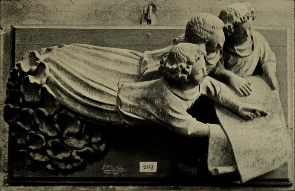 An illustration from Les musées d'Europe. La sculpture au Louvre;, 1900, leaf 196