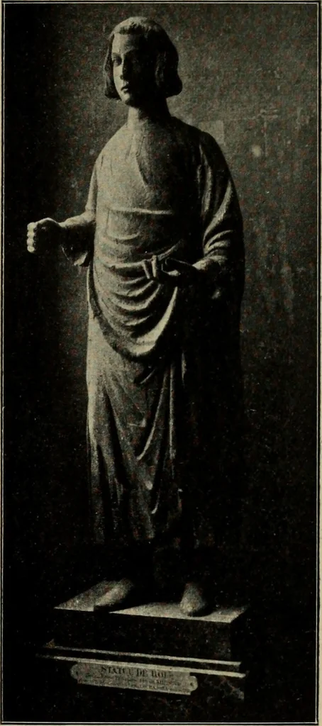An illustration from Les musées d'Europe. La sculpture au Louvre;, 1900, leaf 204
