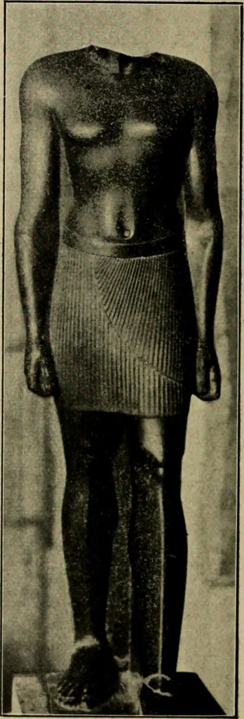An illustration from Les musées d'Europe. La sculpture au Louvre;, 1900, leaf 21