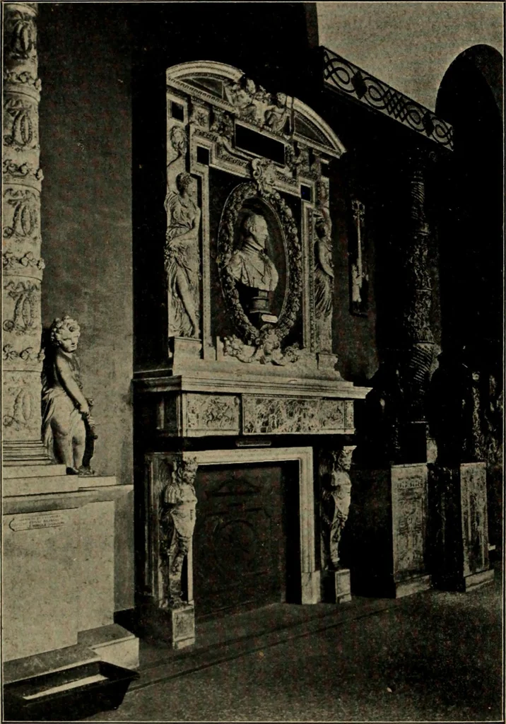 An illustration from Les musées d'Europe. La sculpture au Louvre;, 1900, leaf 217