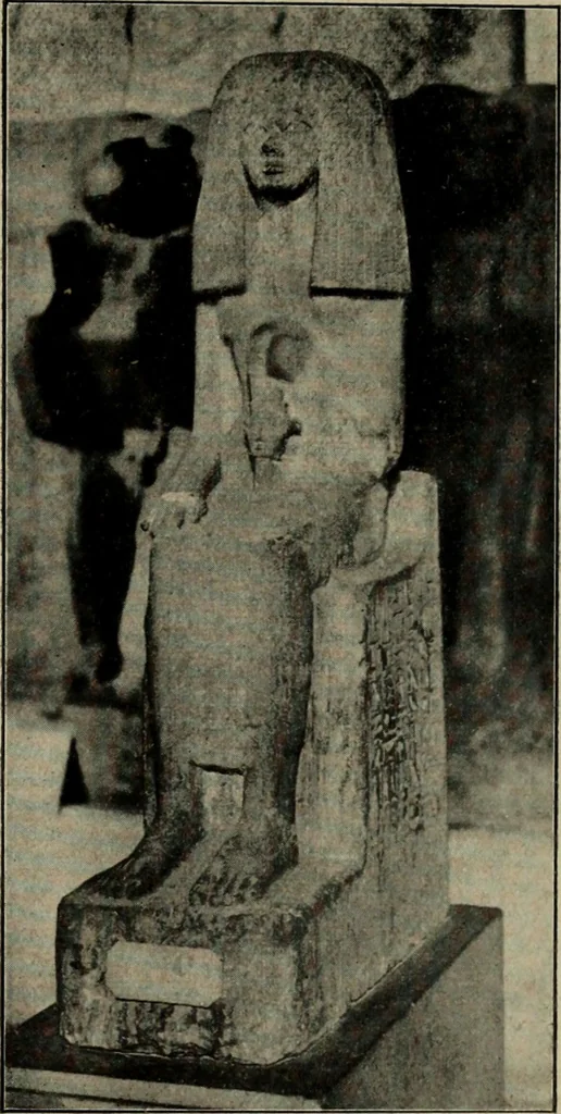 An illustration from Les musées d'Europe. La sculpture au Louvre;, 1900, leaf 22