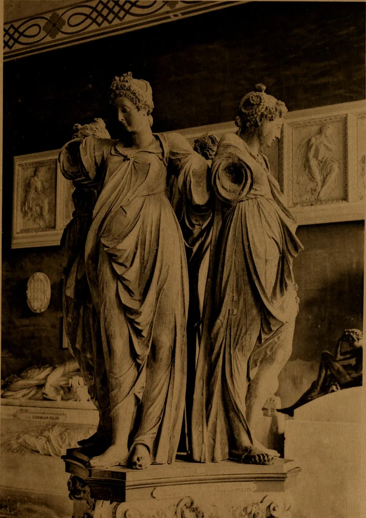 An illustration from Les musées d'Europe. La sculpture au Louvre;, 1900, leaf 226