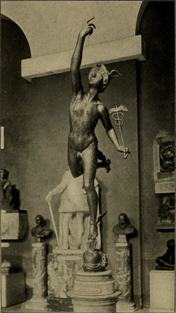 An illustration from Les musées d'Europe. La sculpture au Louvre;, 1900, leaf 229