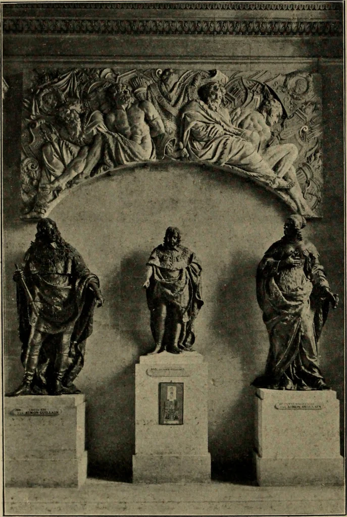 An illustration from Les musées d'Europe. La sculpture au Louvre;, 1900, leaf 233