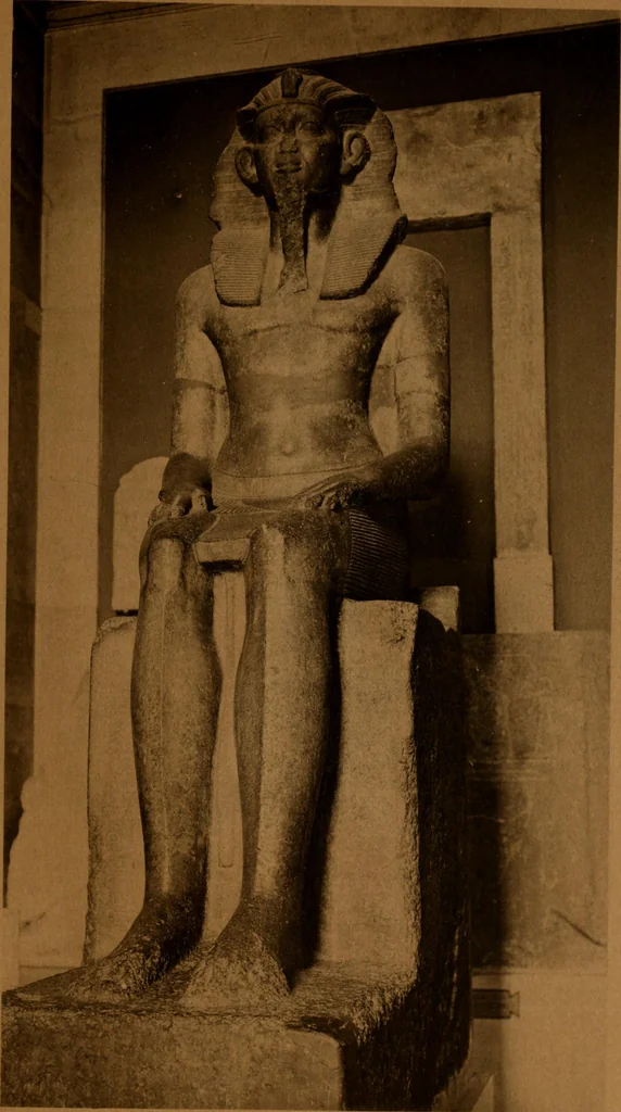 An illustration from Les musées d'Europe. La sculpture au Louvre;, 1900, leaf 24