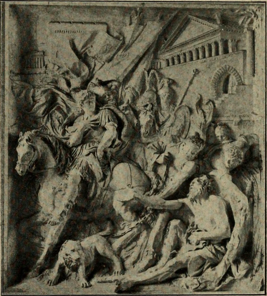 An illustration from Les musées d'Europe. La sculpture au Louvre;, 1900, leaf 240