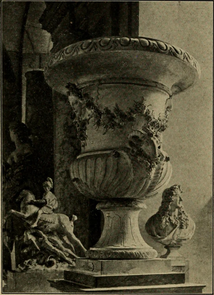 An illustration from Les musées d'Europe. La sculpture au Louvre;, 1900, leaf 241