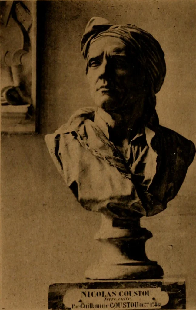 An illustration from Les musées d'Europe. La sculpture au Louvre;, 1900, leaf 242