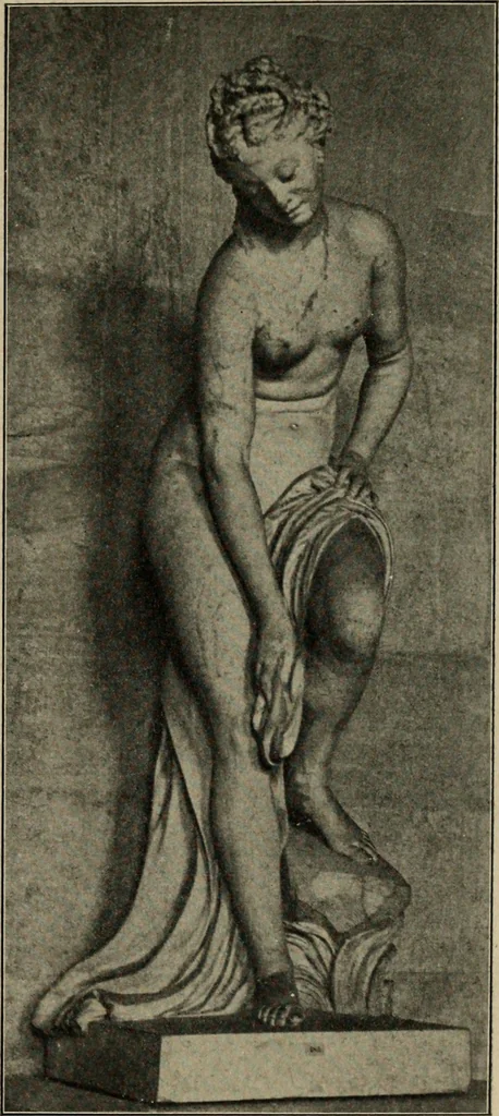 An illustration from Les musées d'Europe. La sculpture au Louvre;, 1900, leaf 246