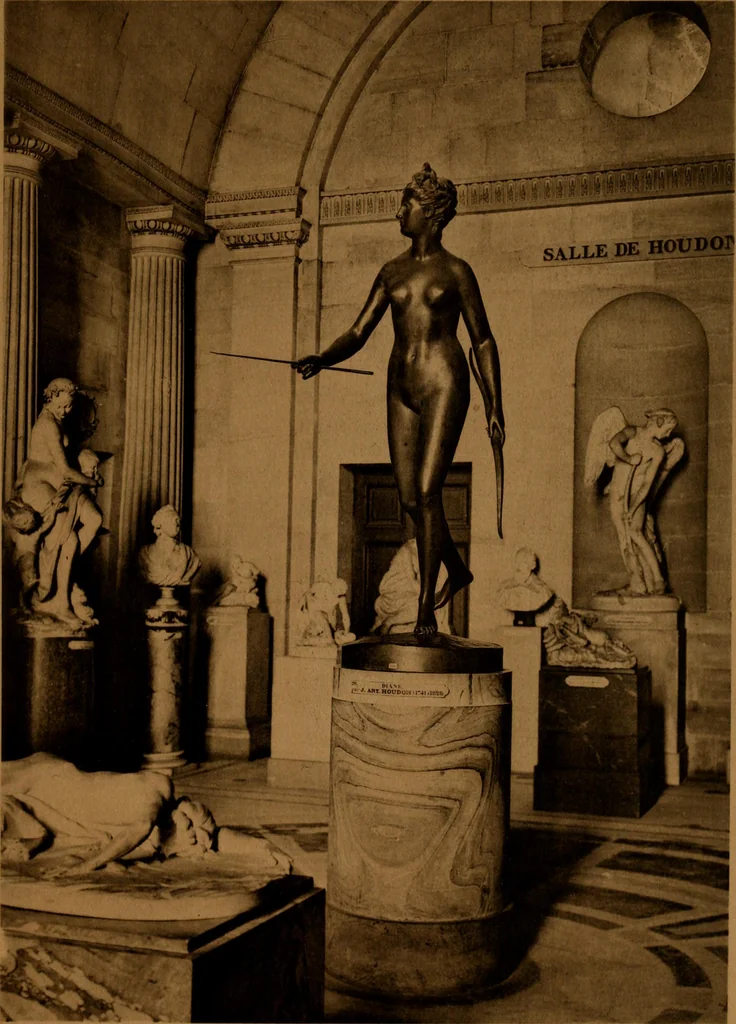An illustration from Les musées d'Europe. La sculpture au Louvre;, 1900, leaf 252