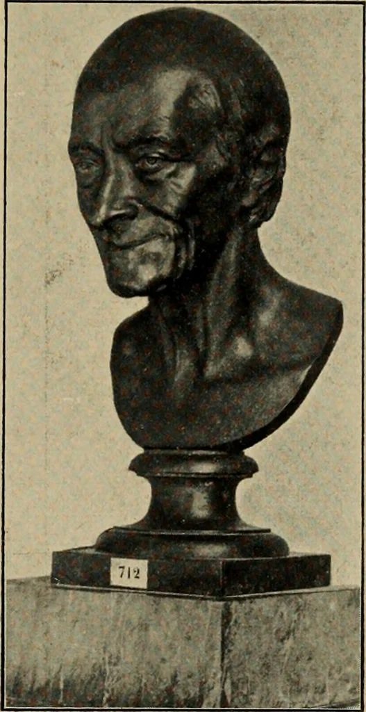 An illustration from Les musées d'Europe. La sculpture au Louvre;, 1900, leaf 254