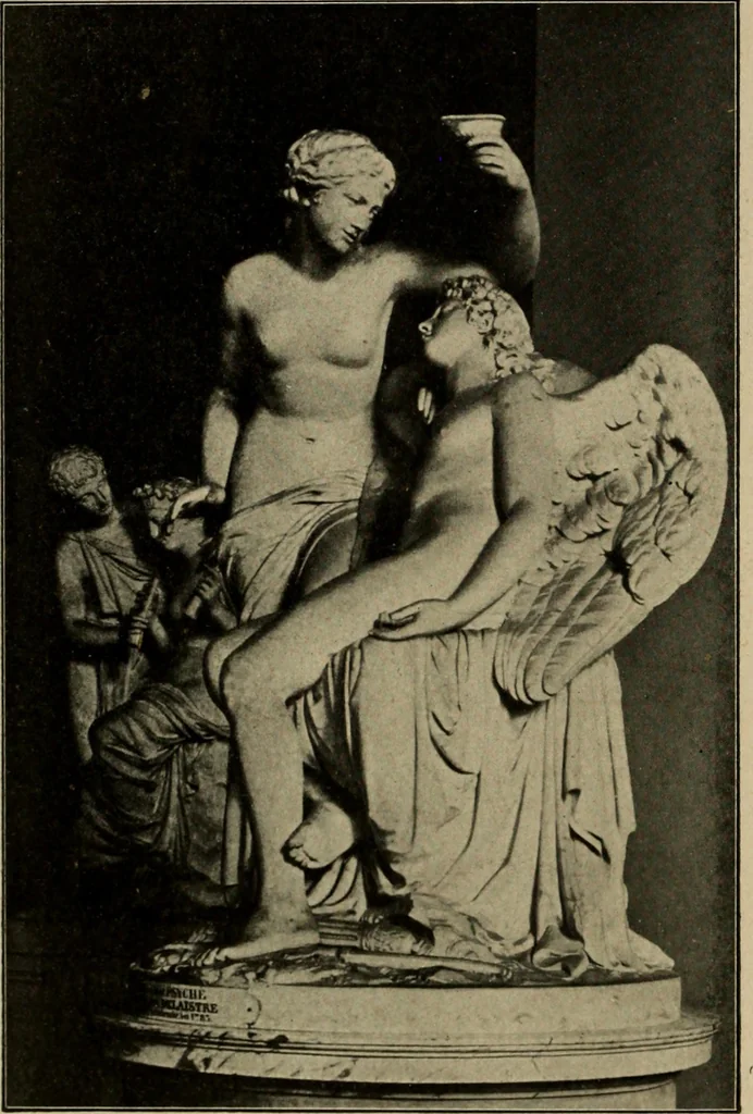 An illustration from Les musées d'Europe. La sculpture au Louvre;, 1900, leaf 255