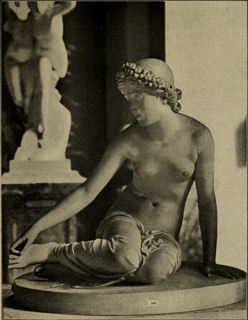 An illustration from Les musées d'Europe. La sculpture au Louvre;, 1900, leaf 262