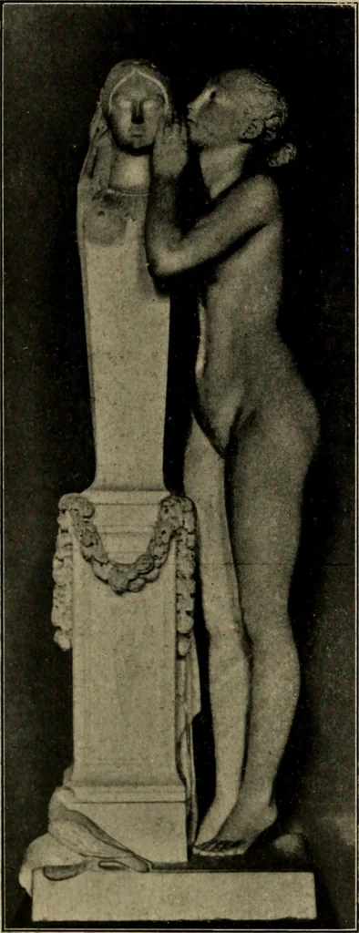 An illustration from Les musées d'Europe. La sculpture au Louvre;, 1900, leaf 267