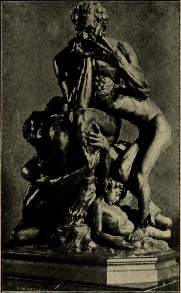 An illustration from Les musées d'Europe. La sculpture au Louvre;, 1900, leaf 270