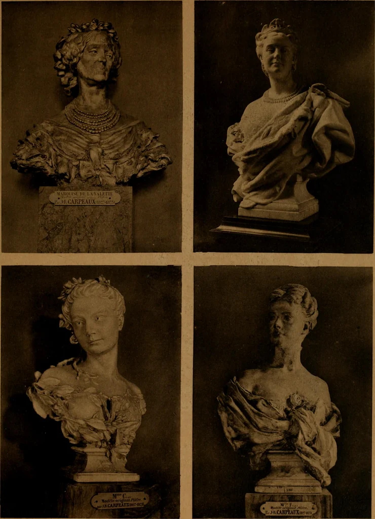 An illustration from Les musées d'Europe. La sculpture au Louvre;, 1900, leaf 272