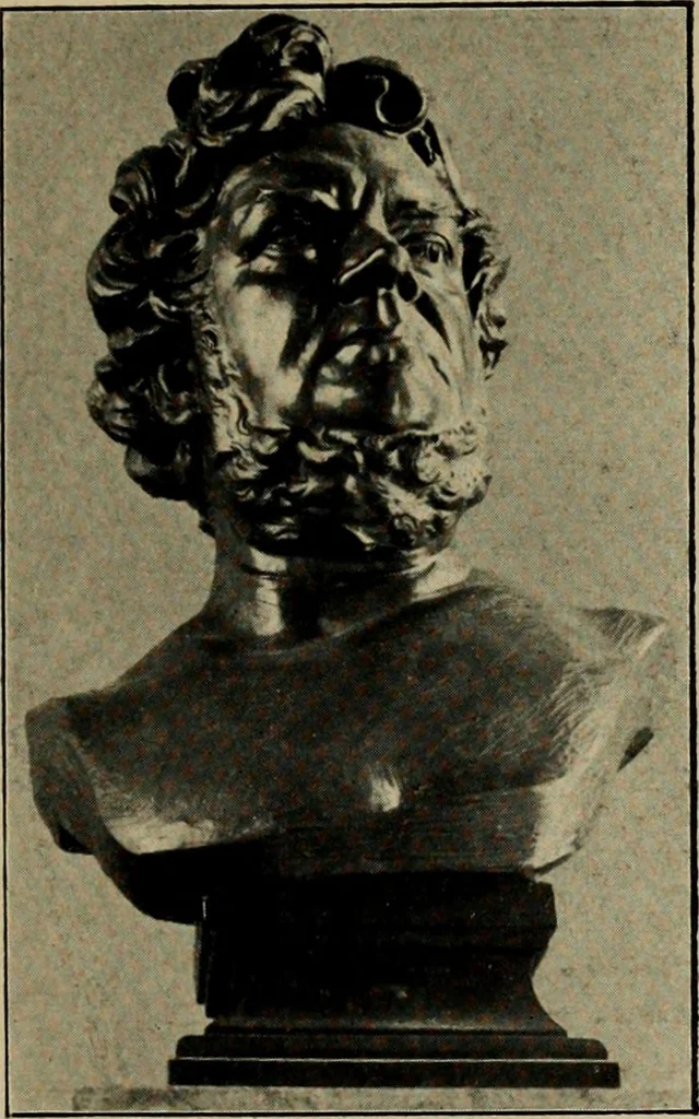 An illustration from Les musées d'Europe. La sculpture au Louvre;, 1900, leaf 274