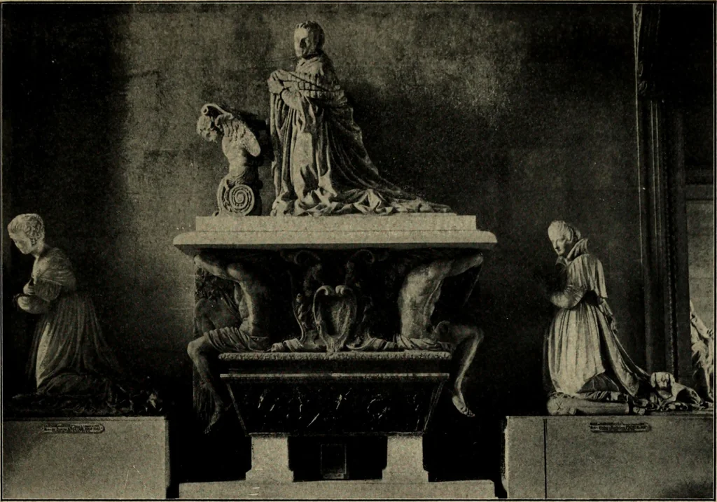 An illustration from Les musées d'Europe. La sculpture au Louvre;, 1900, leaf 286