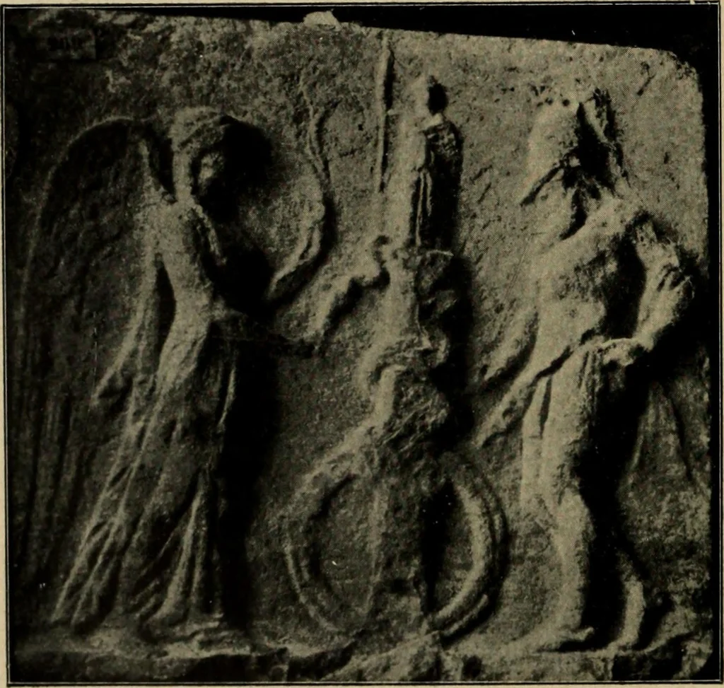 An illustration from Les musées d'Europe. La sculpture au Louvre;, 1900, leaf 293