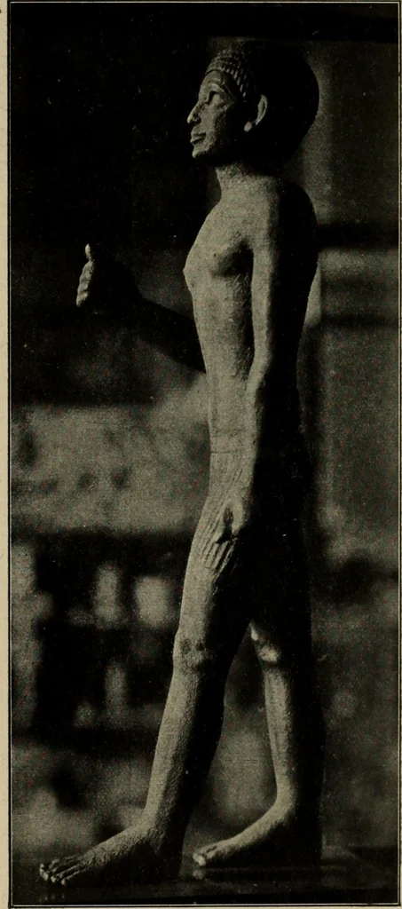An illustration from Les musées d'Europe. La sculpture au Louvre;, 1900, leaf 30