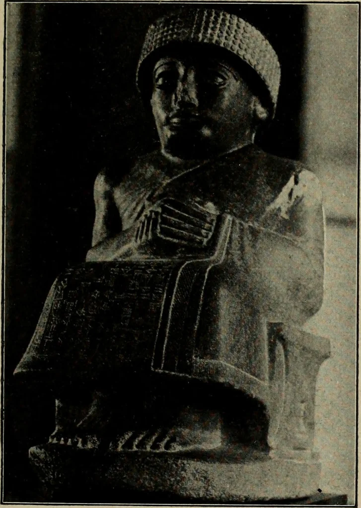 An illustration from Les musées d'Europe. La sculpture au Louvre;, 1900, leaf 36