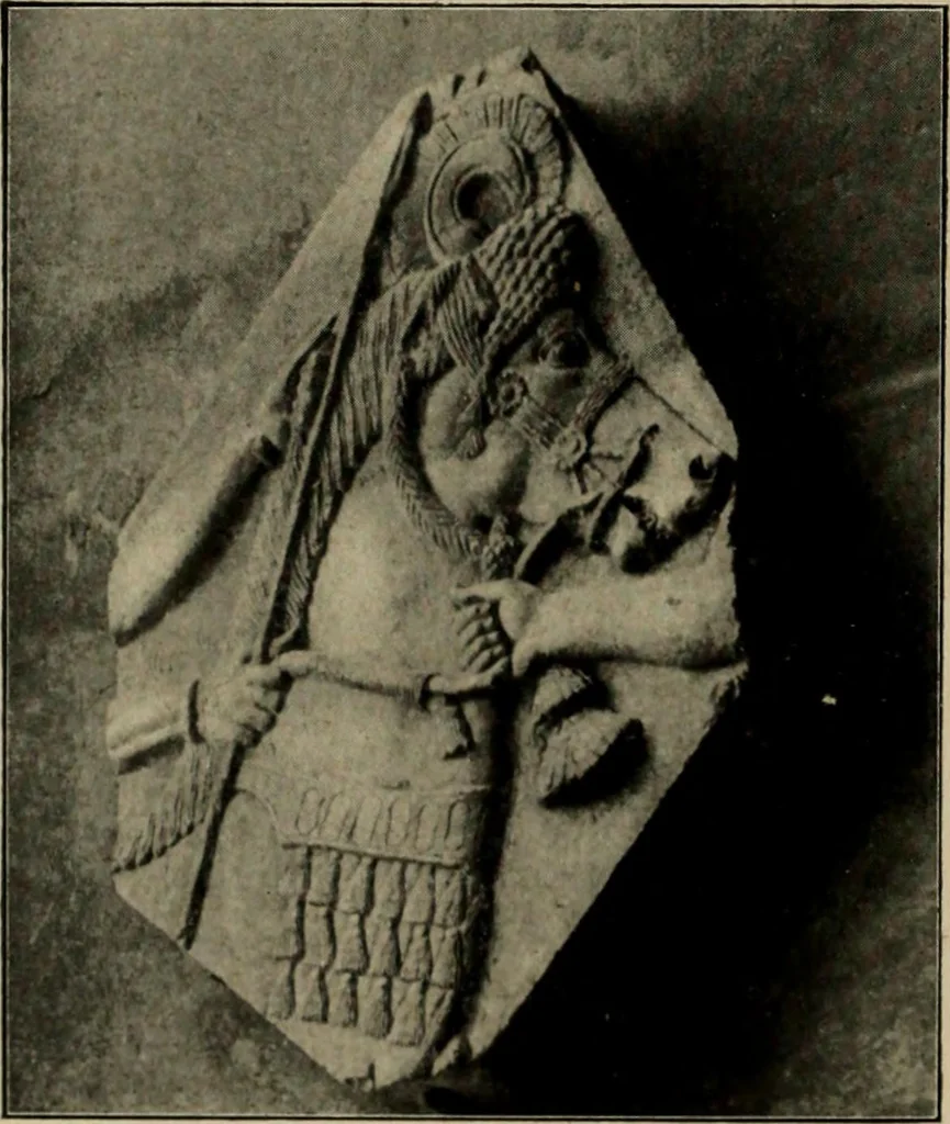 An illustration from Les musées d'Europe. La sculpture au Louvre;, 1900, leaf 49