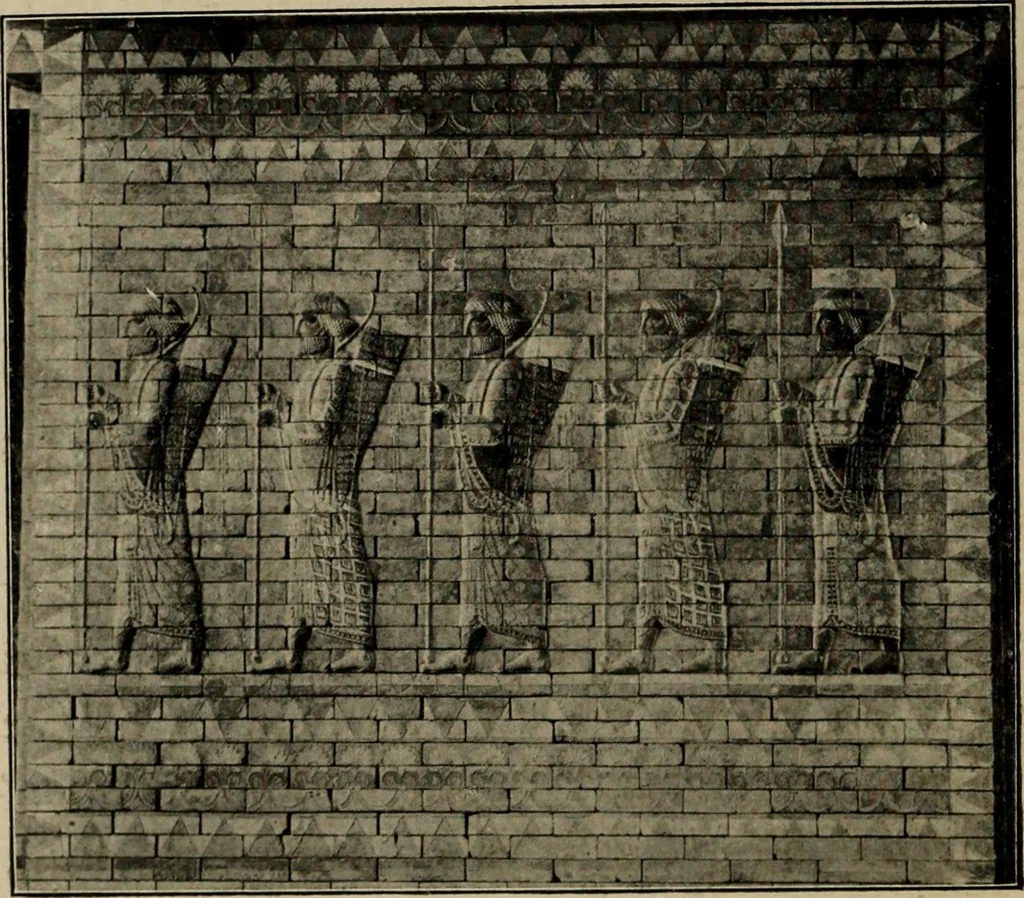 An illustration from Les musées d'Europe. La sculpture au Louvre;, 1900, leaf 55
