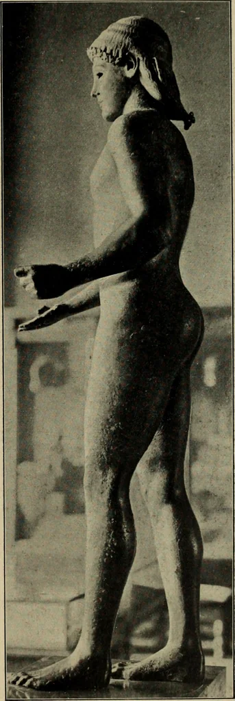 An illustration from Les musées d'Europe. La sculpture au Louvre;, 1900, leaf 76